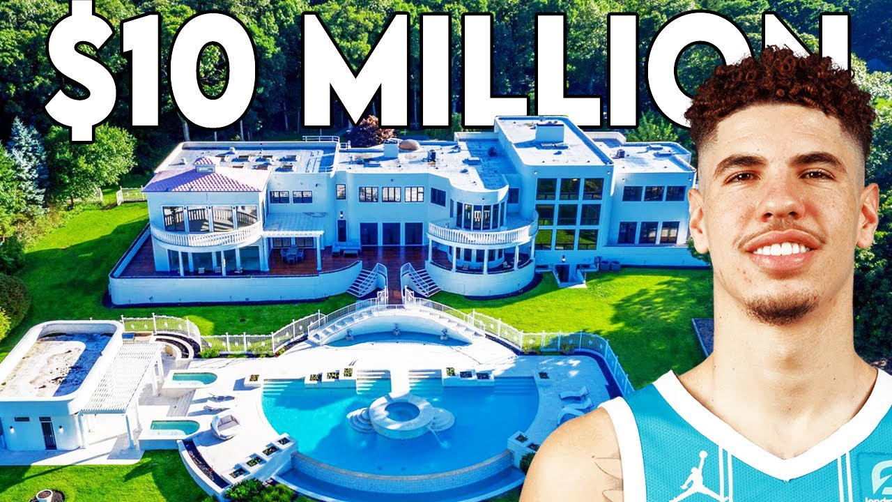 Inside LaMelo Ball's $10 Million MASSIVE Mega Mansion with Private Helipad