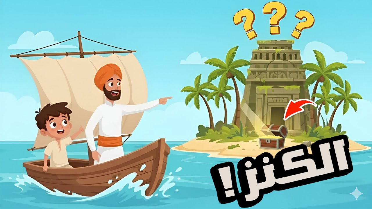هل يستطيع التاجر الوصول الى جزيرة قارون المليئة بالكنوز!!