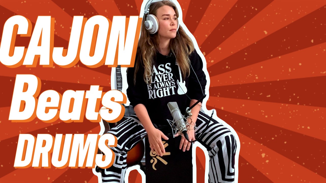 Learn 16th Note Cajón Groove + Variations | Play Along to My New Song