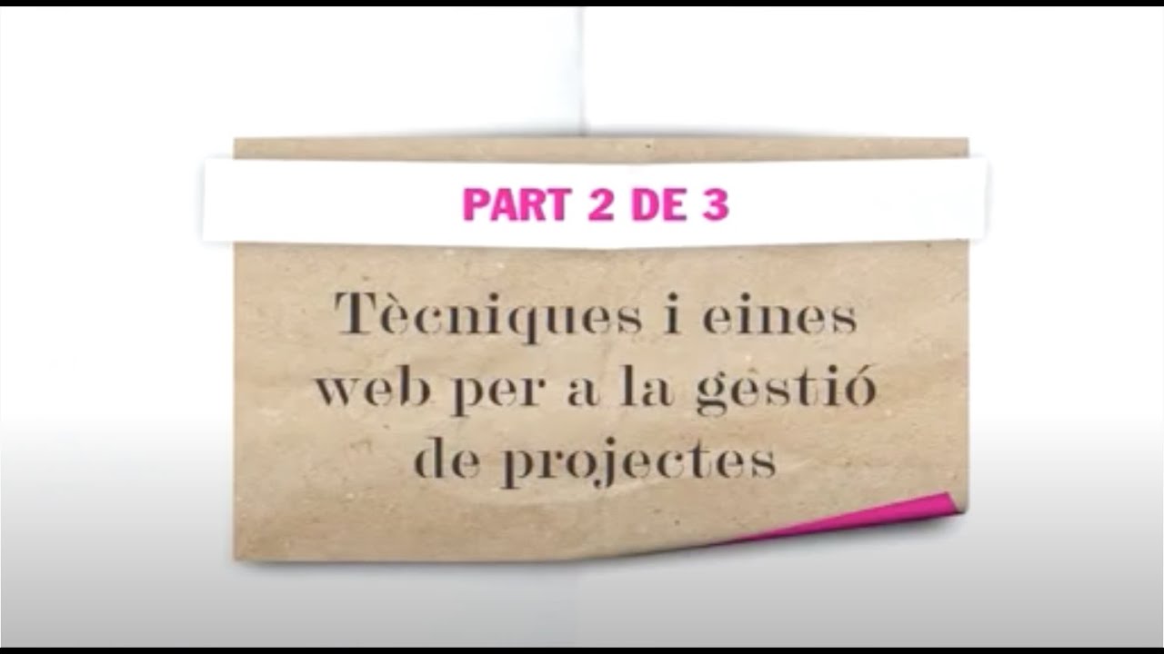 Tècniques i eines web per a la gestió de projectes (2)