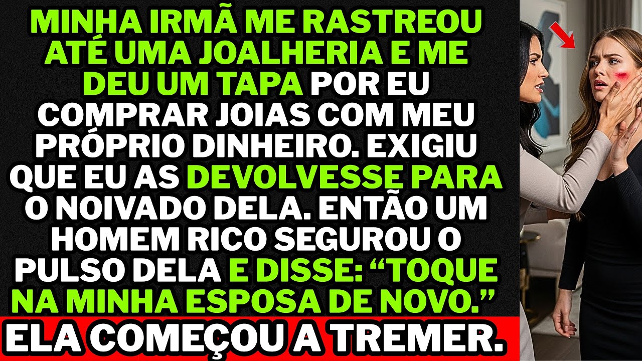 Um homem rico segurou o braço da minha irmã e avisou frio: “Nunca mais encoste na minha esposa.”