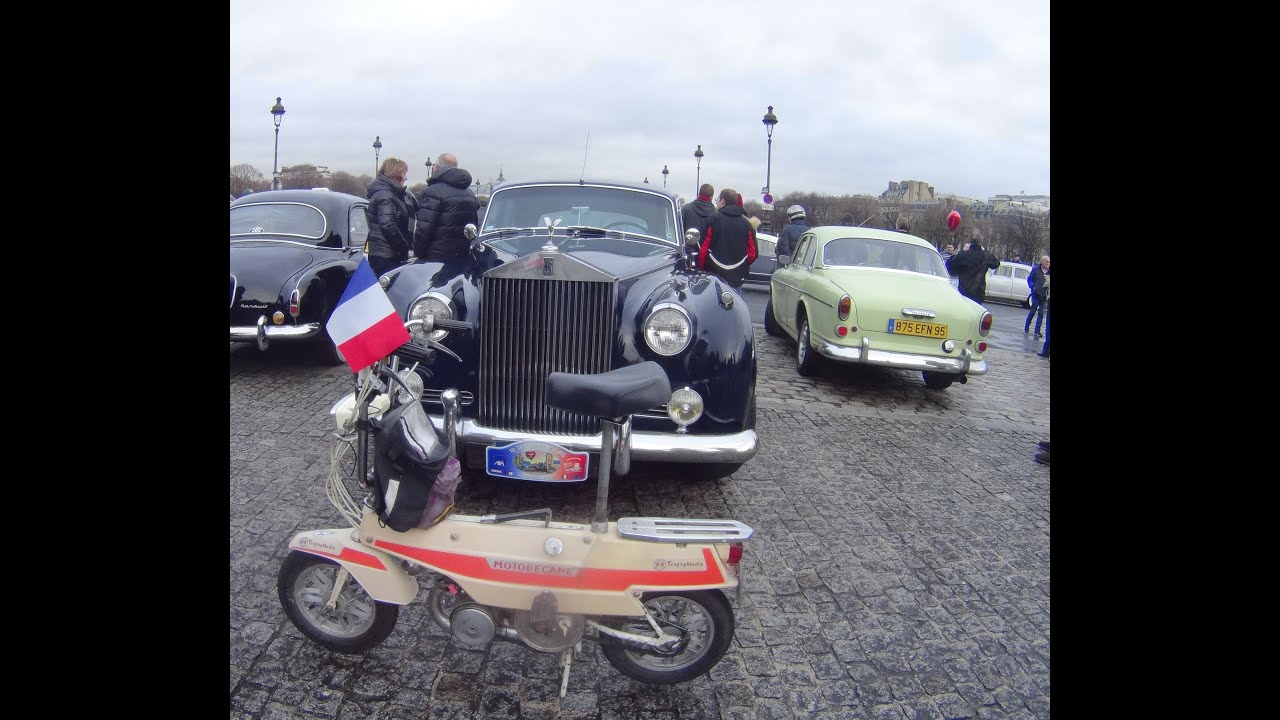 La Traversée de Paris en anciennes , 10 janvier 2016