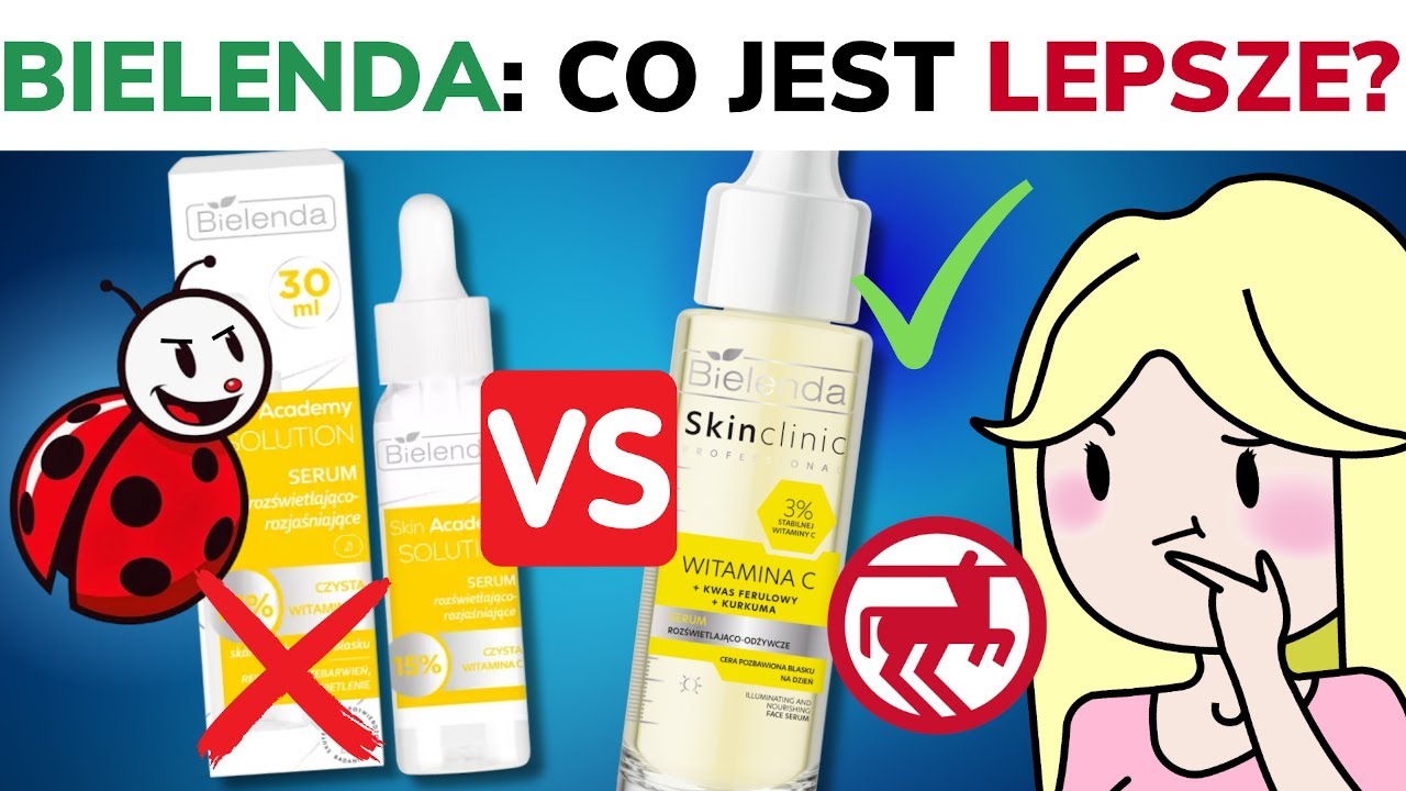 Bielenda SKIN CLINIC czy Bielenda BIEDRONKA SKIN ACADEMY SOLUTION - kt&oacute;re kosmetyki są lepsze?