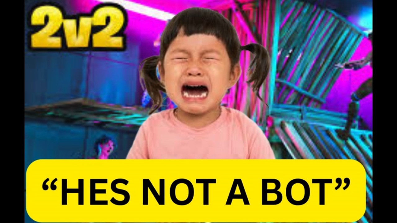 acting like a bot and popping off 😭 - Fortnite 2V2 Piece Control (GROWN MAN CRIED)