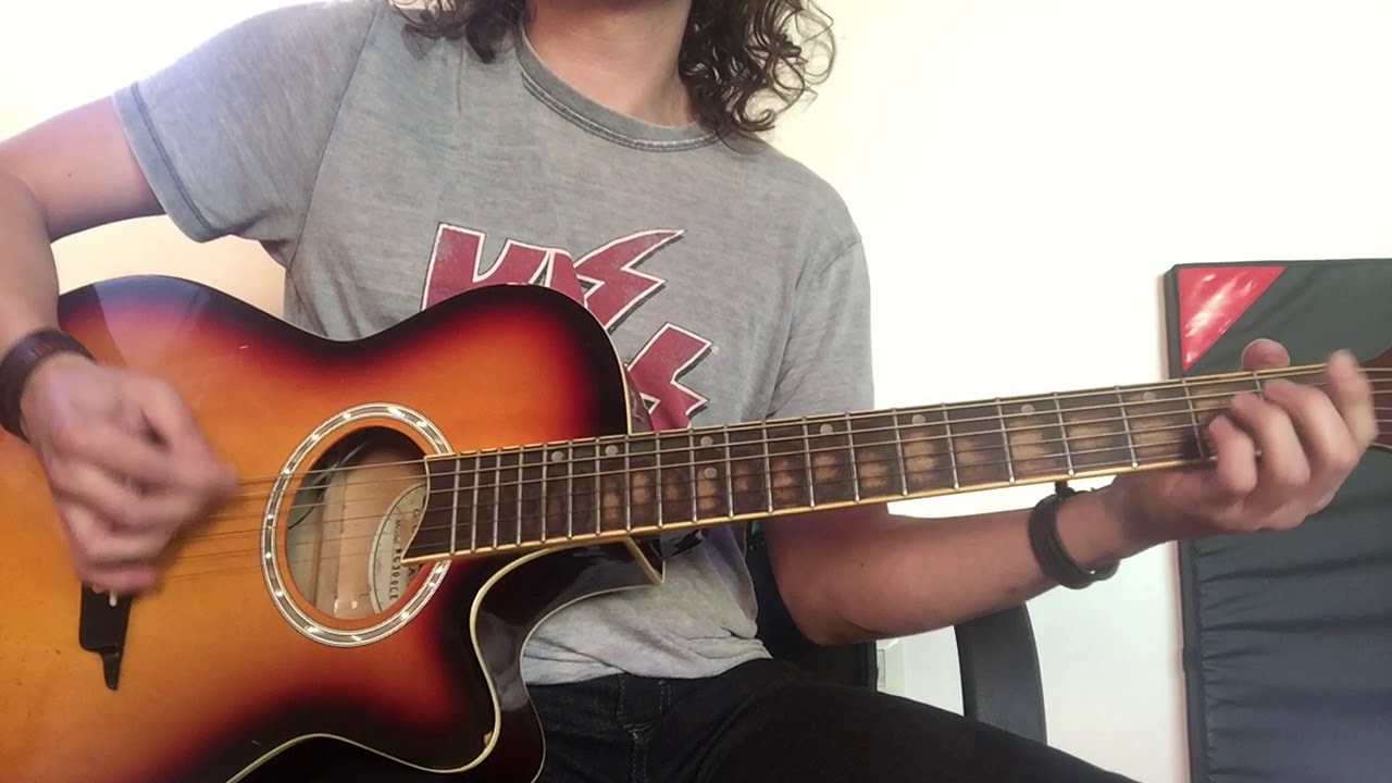 KISS -  See you tonight (Mtv Unplugged) Cover (Bruce's guitar)