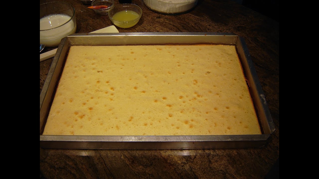 Half Sheet Lemon Cake by Diane Lovetobake