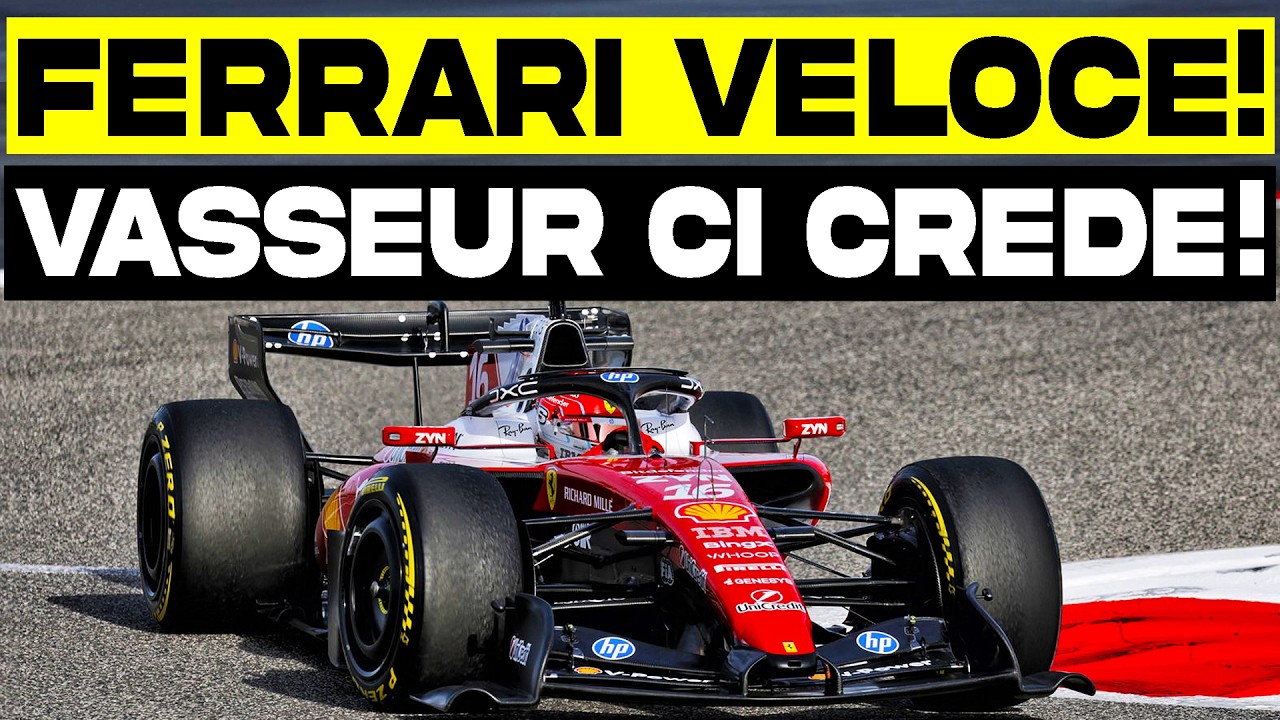 CLAMOROSO! Ferrari è VELOCE e Vasseur da la carica: 