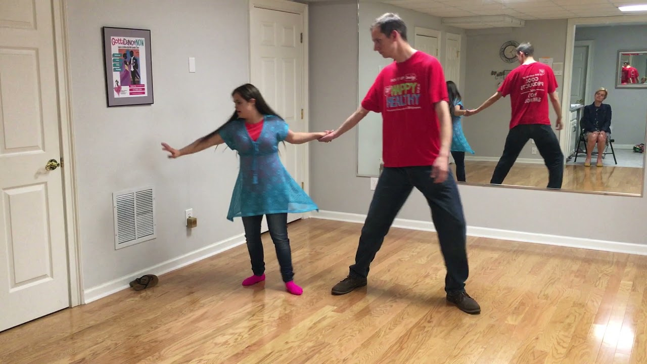Jason and Chloe nail their first dance.