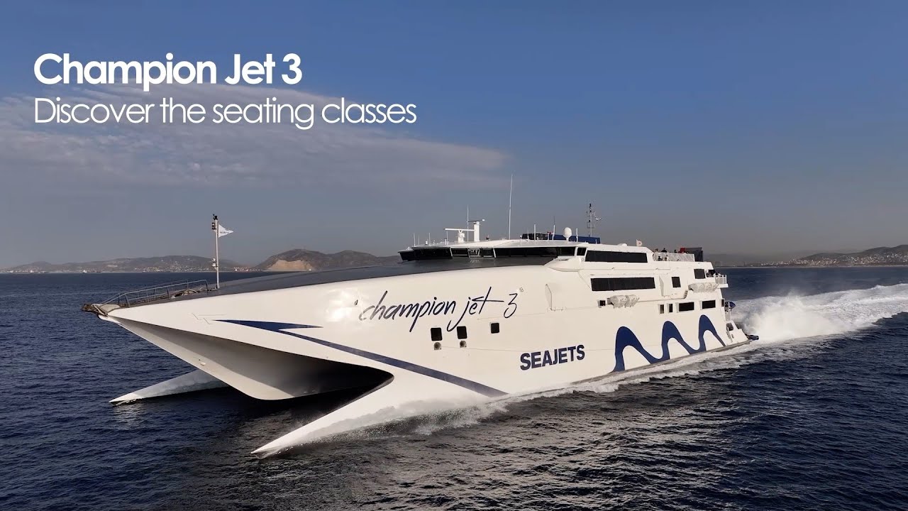 Champion Jet 3 🚀 Discover the seating classes