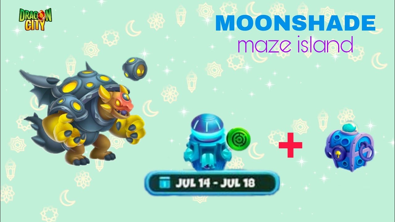 Moonshade maze island - full details(maze coin cost) || Dragon city