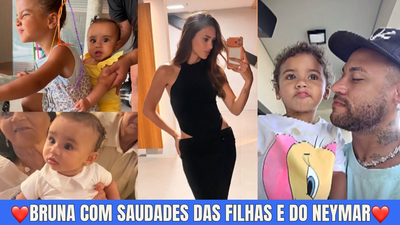 Sem o Neymar e as Filhas, Bruna Biancardi sente Saudades da Família na França