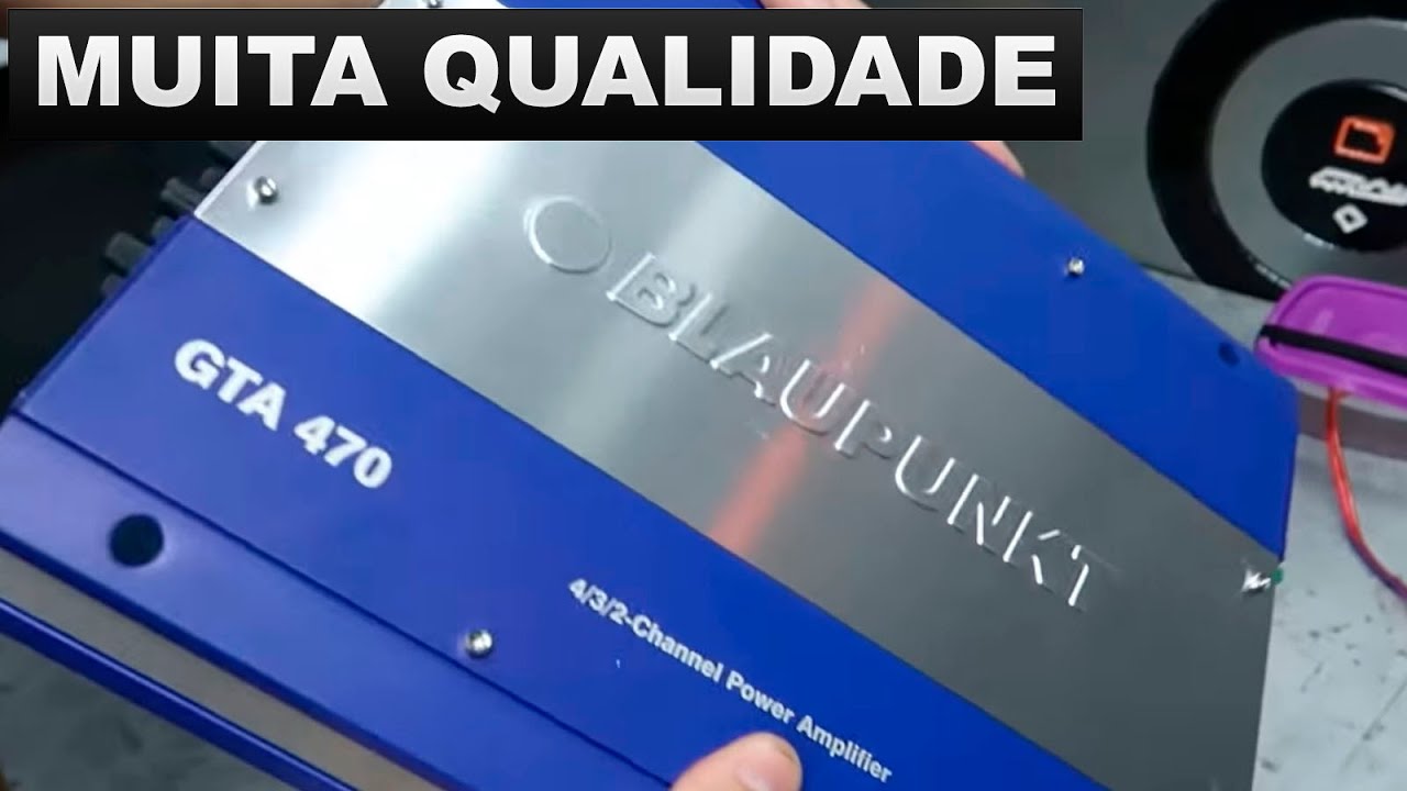 Módulo Blaupunkt GTA 470 Classe AB - Review e Teste de Potência