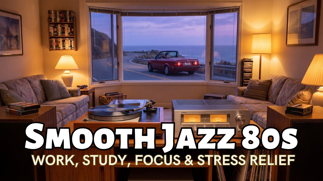 Smooth Jazz 80s Vibes 🎷 Relaxing Instrumental Music for Deep Focus, Study & Stress Relief