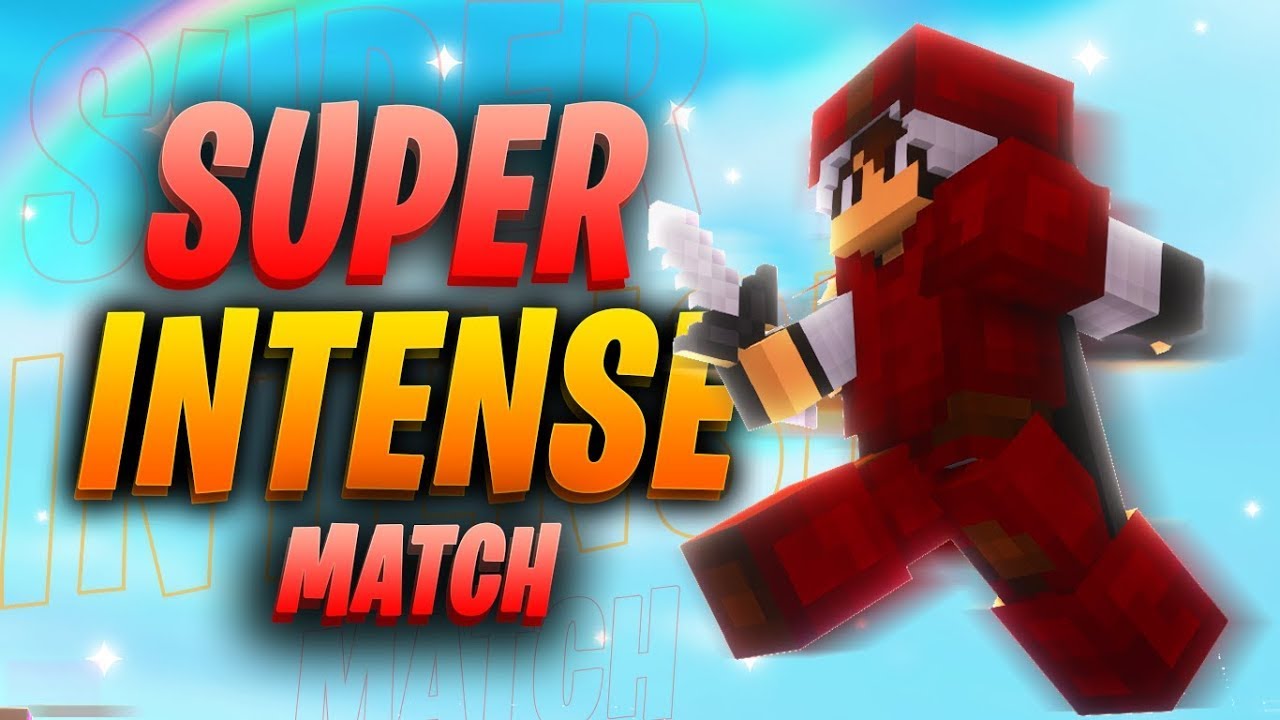 CRAZY 1v1v1 CLUTCH IN MINECRAFT BEDWARS!