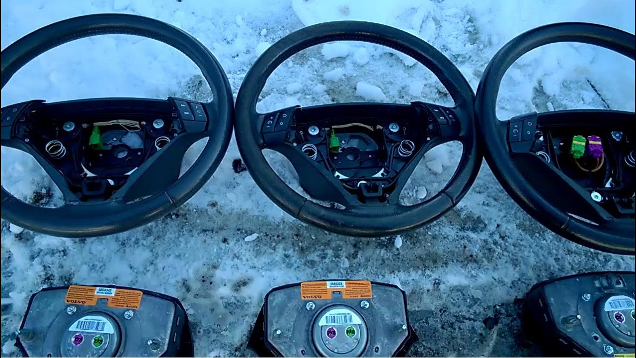 Volvo S60 airbag and steering wheel removal 2001-2009
