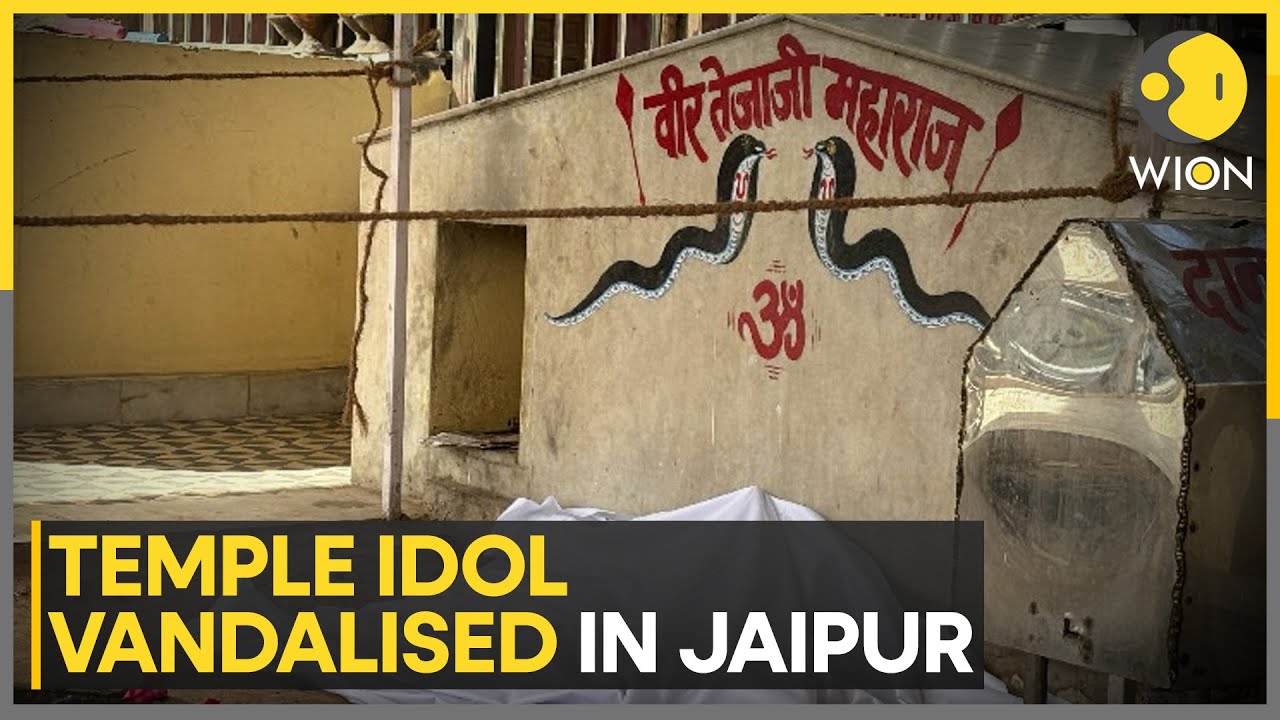India: Protests in Jaipur Over Vandalism of Idol in a Temple | World News | WION