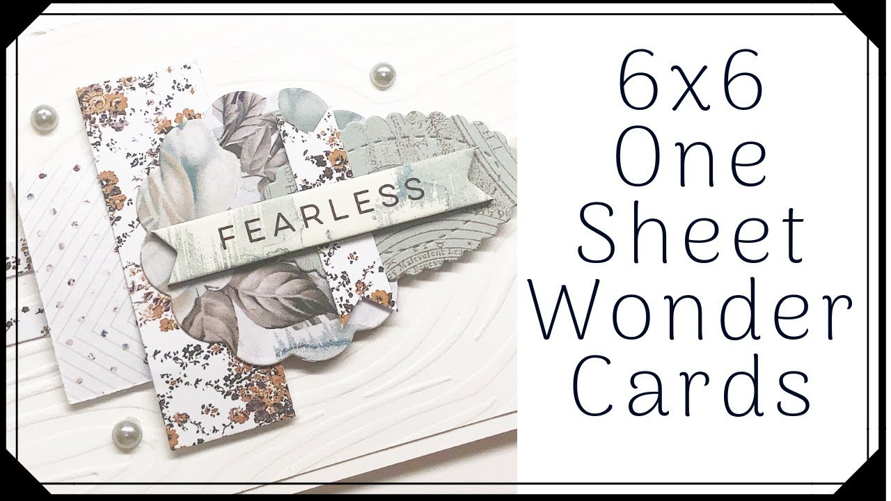 6X6 ONE SHEET WONDER CARD GIFT SET | START TO FINISH | FULL PROCESS