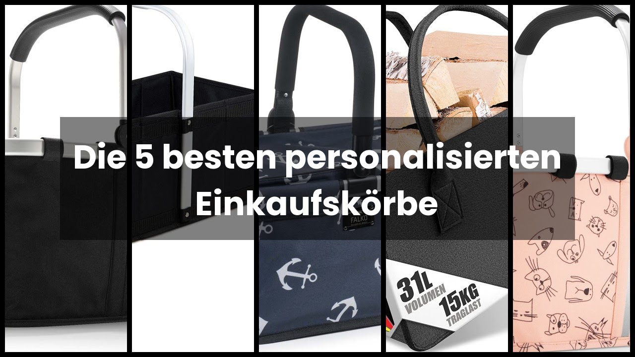 【EINKAUFSKORB PERSONALISIERT】Die 5 besten personalisierten Einkaufskörbe ✅