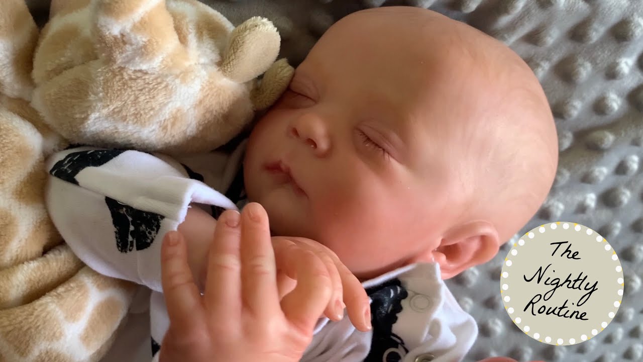 Newborn Day in the life | reborn baby boy Flynn | roleplay with sounds baby routine