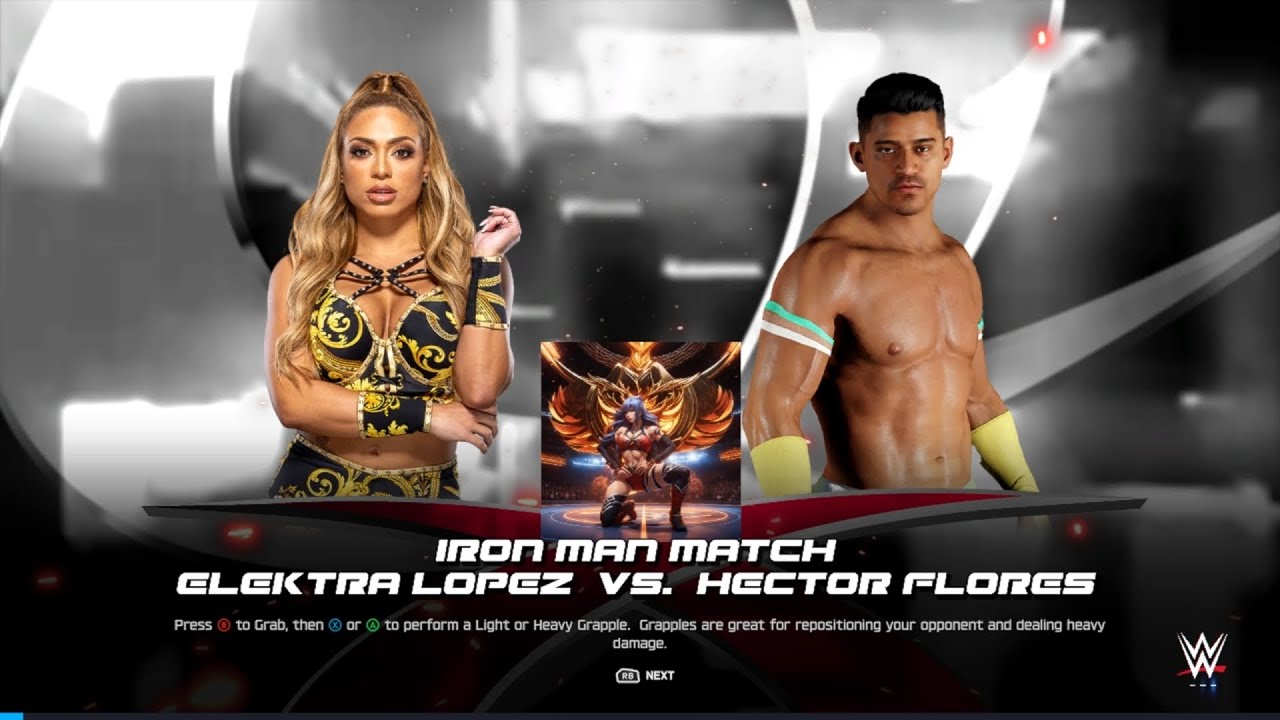 #wwe2k25 | Intergender Ironman match | Elektra Lopez vs Hector Flores | Request