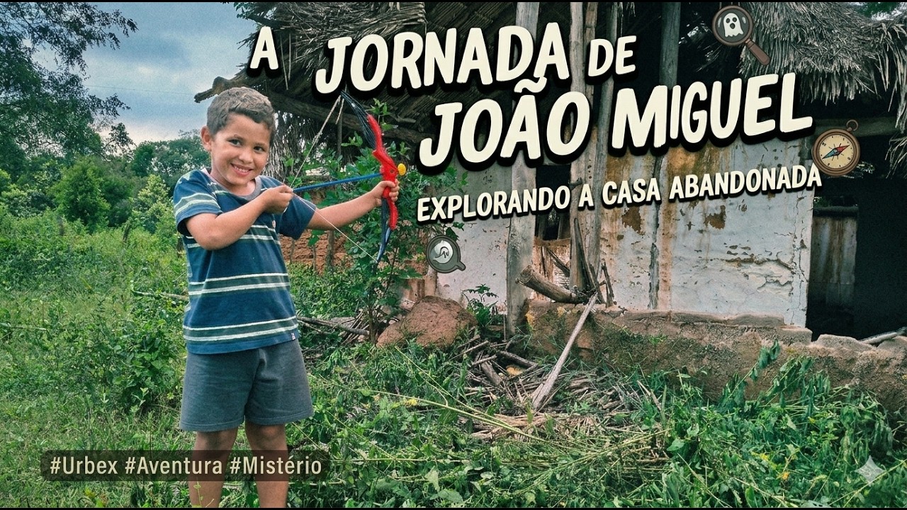 A JORNADA DE JOÃO MIGUEL: Explorando a Casa Abandonada! 🏹🏚️