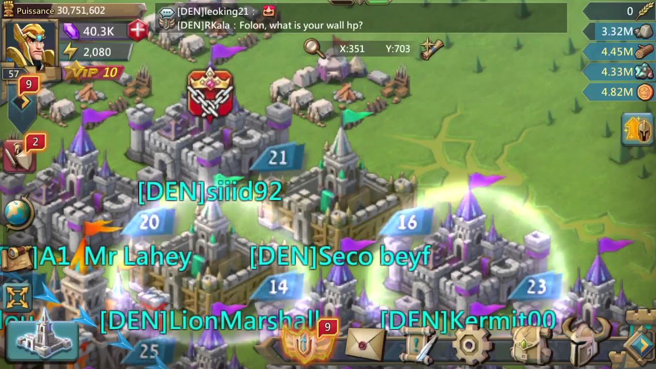 Lords mobile. Compte Trap.