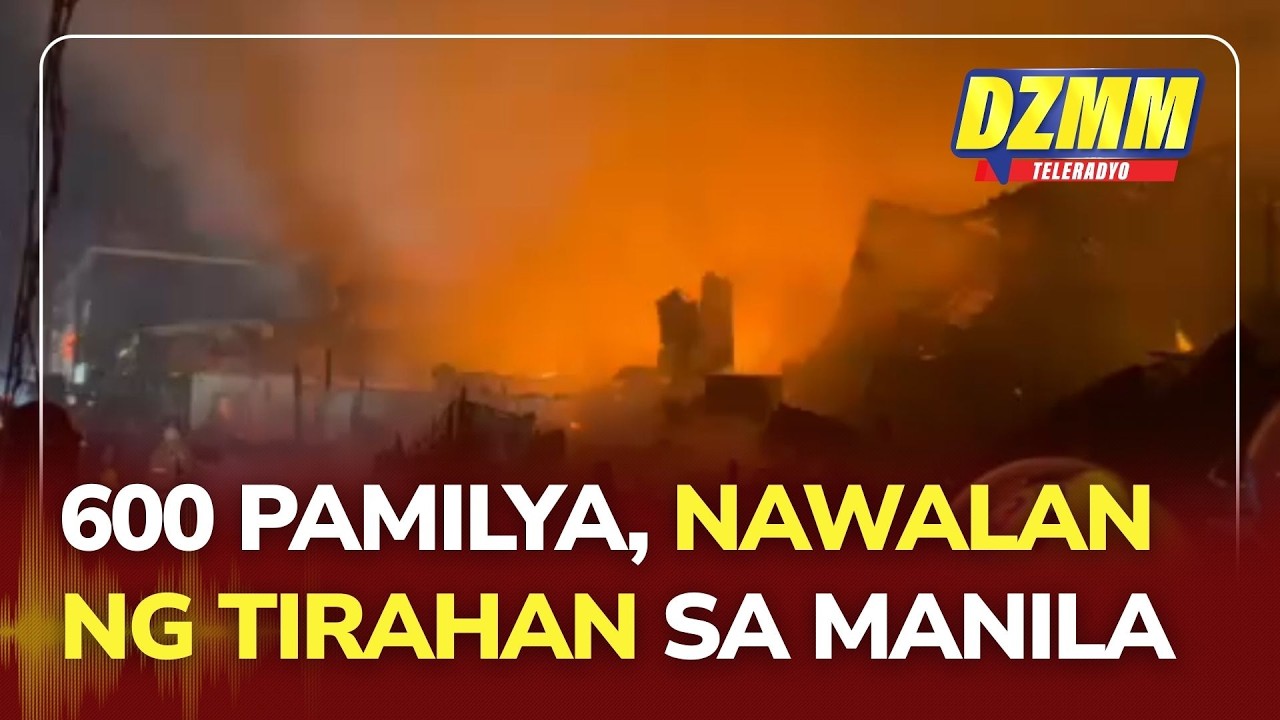 Over 600 families lose home due to Intramuros fire | DZMM Teleradyo (25 February 2026)