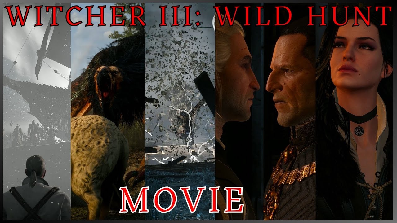 Witcher III: Wild Hunt Movie - The Beggining [4K 60 FPS]
