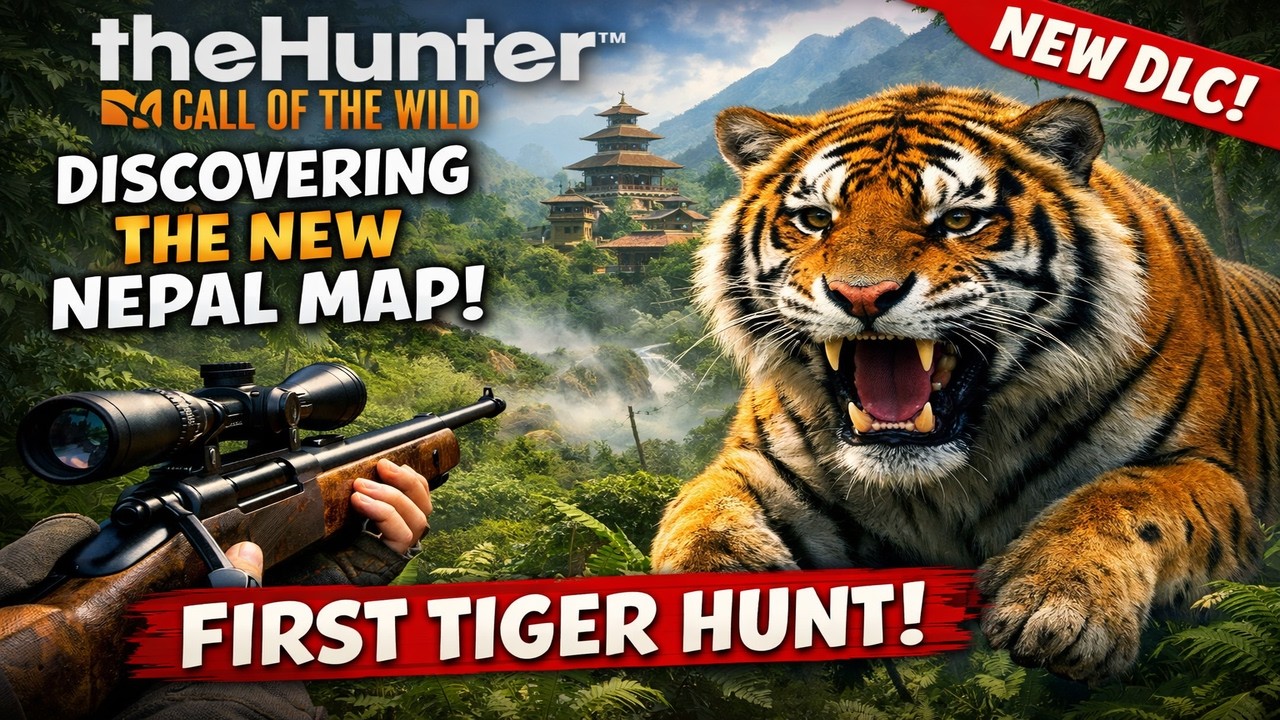 Exploring Sundarpatan Nepal & My First Bengal Tiger Hunt! | theHunter COTW