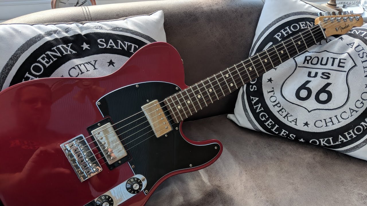 Fender Blacktop Telecaster HH Candy Apple Red Review