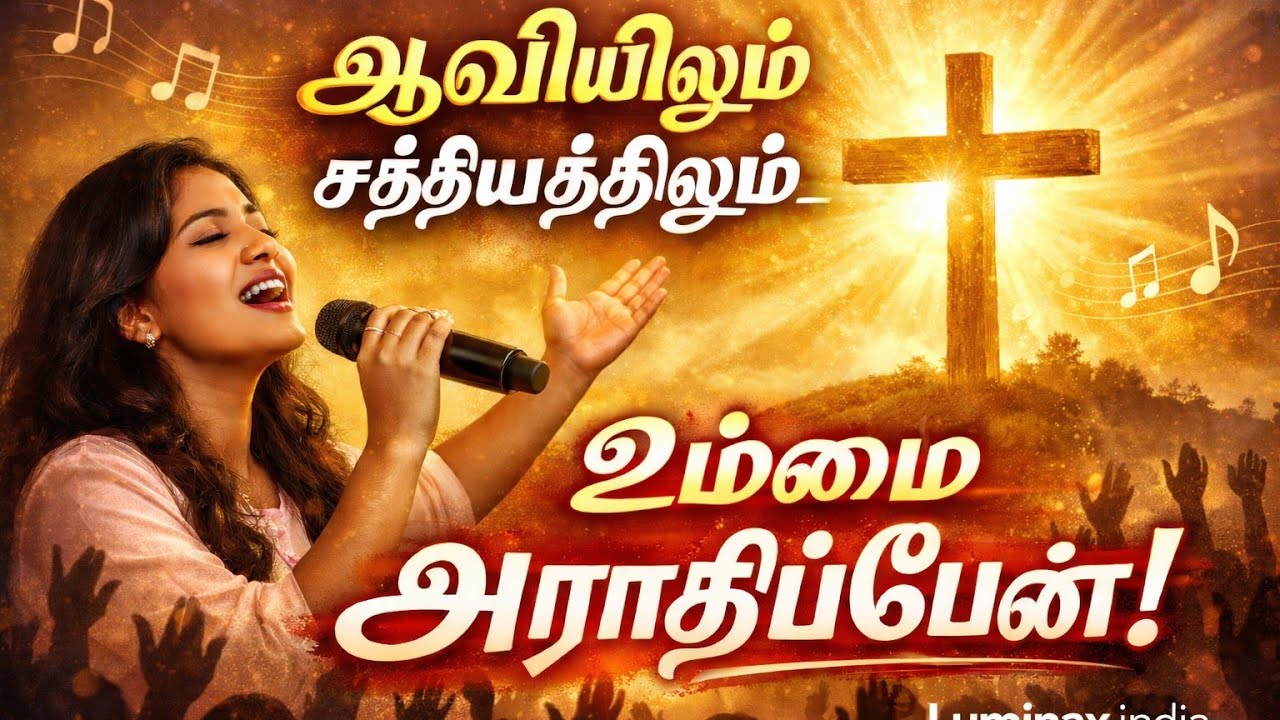 ஆவியிலும் சத்தியத்திலும் உம்மை ஆராதிப்பேன் | தமிழ் கிறிஸ்தவ பாடல்@Luminaxindia 