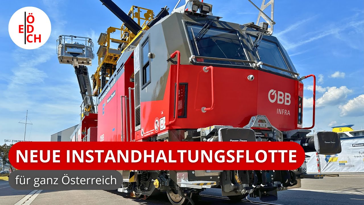 Ein großer Sprung für Bau und Wartung: So modern sind die neuen ÖBB-Instandhaltungszüge!