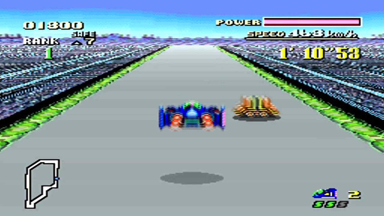 F-Zero (SNES) walkthrough - Mute City 1