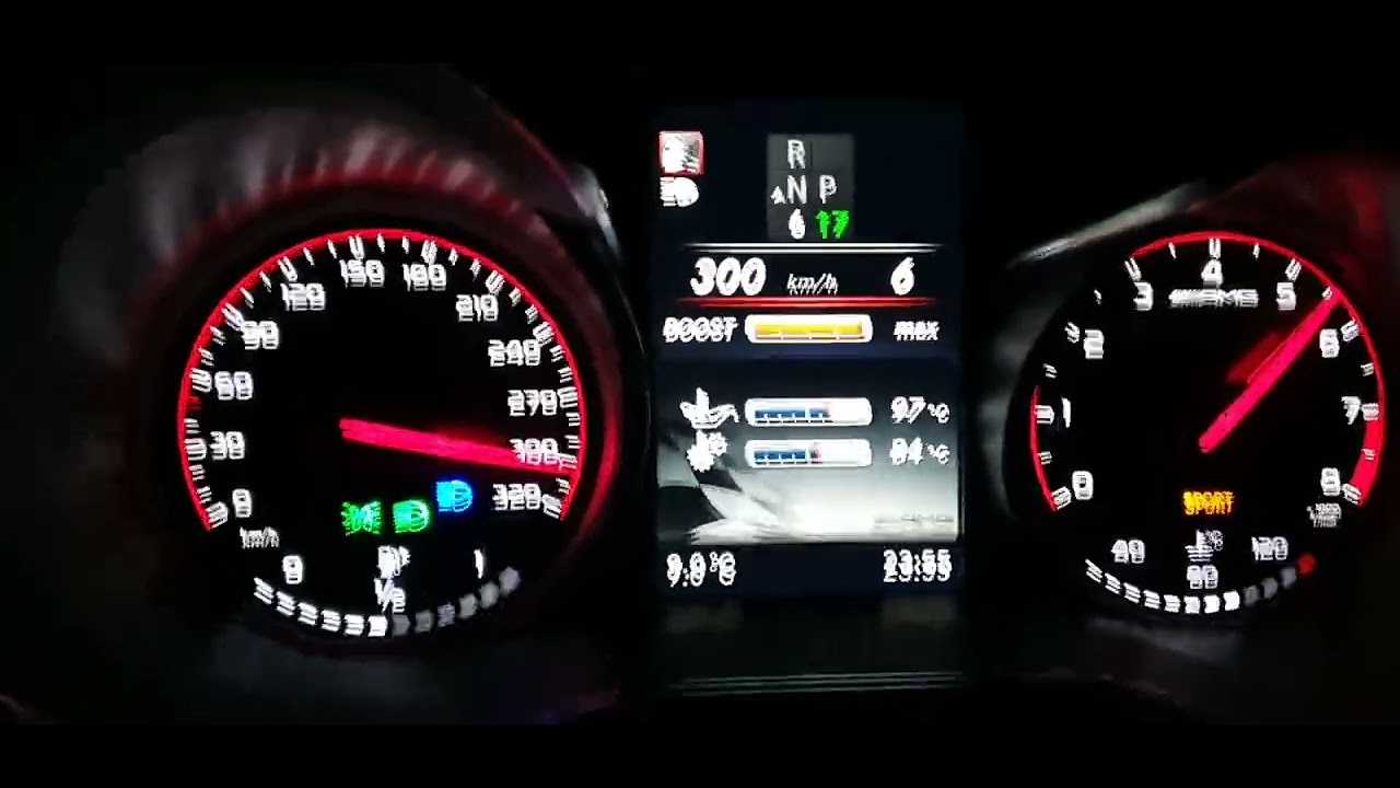 AMG C63 w205 Stage 2 Highspeed Run 635PS