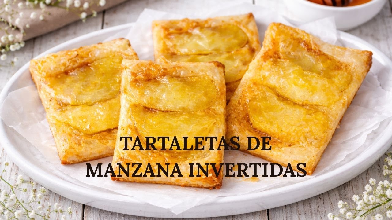 TARTALETAS INVERTIDAS DE MANZANA | Fáciles, Rápidas y Deliciosas