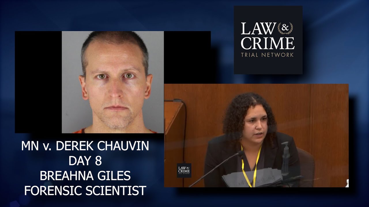 MN v. Derek Chauvin Trial Day 8 - Breahna Giles - Forensic Scientist