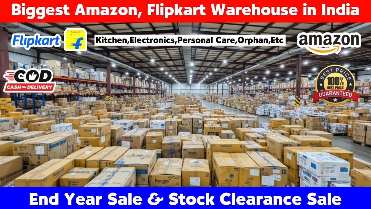 Biggest Amazon Flipkart Warehouse | 98% Off On Electronics, Kitchen,Fmcg,Orphan | Surplus Dekho