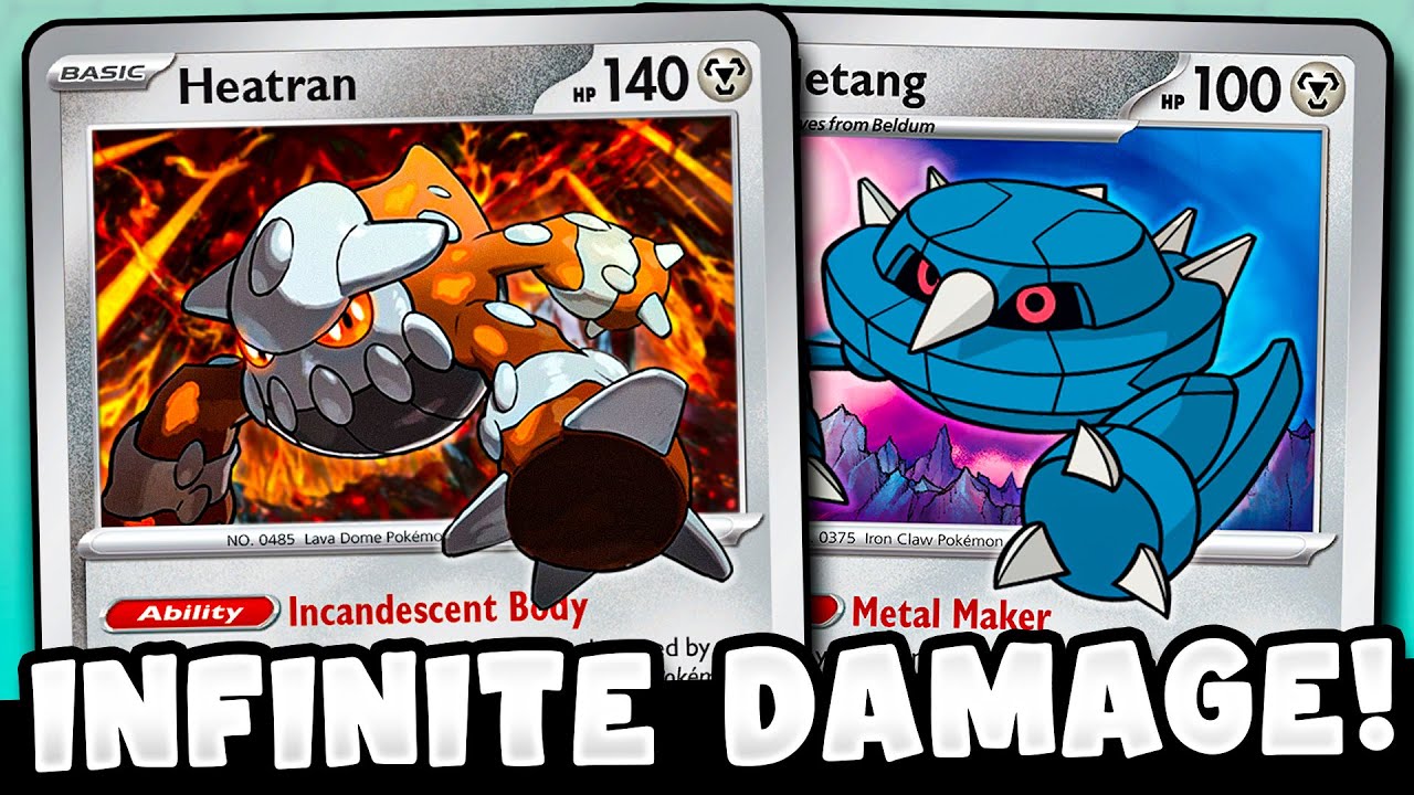 Heatran BODIES 2 Prize Pokemon Cards! (One-Hit KO Anything!)