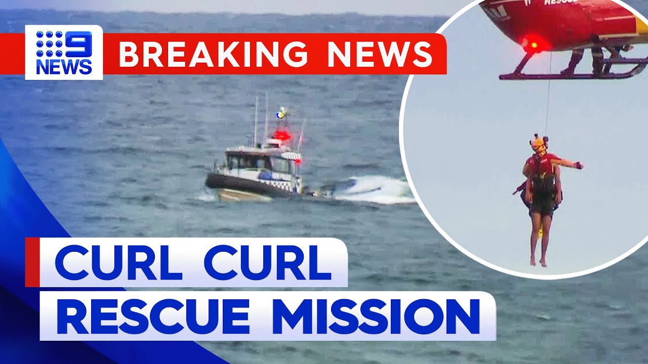Major rescue operation in North Curl Curl | 9 News Australia