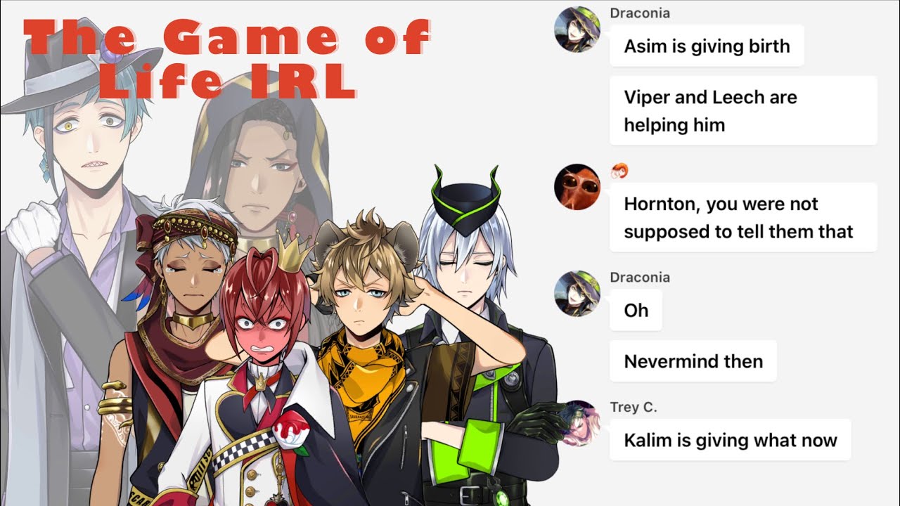 The Game of Life IRL || Twisted Wonderland texts || 🦦🌹🍩🗡️ ft🦈🐍  