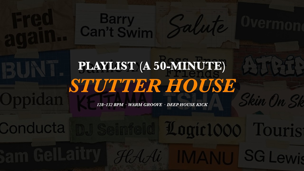 ➡️ Emotional Stutter House Playlist : 2026 Stutter House | 잔잔하지만 깊은 감정의 하우스 EDM 플레이리스트