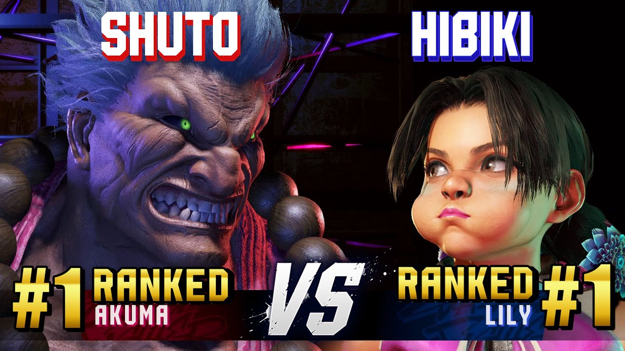 SF6 ▰ SHUTO (#1 Ranked Akuma) vs HIBIKI (#1 Ranked Lily) ▰ High Level Gameplay