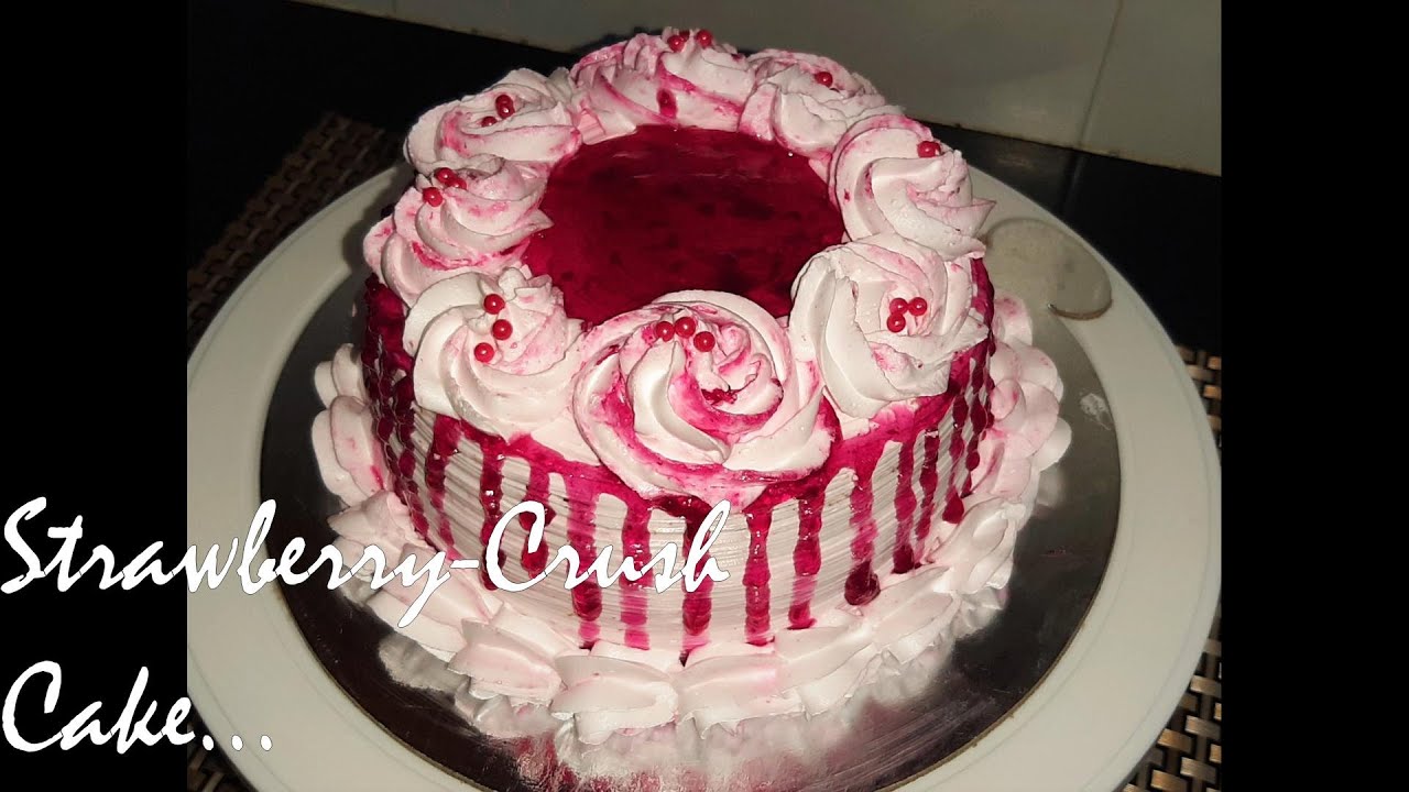 Strawberry Crush Cake | Yummy and Easy | EASY RECIPES by Rachna Khare