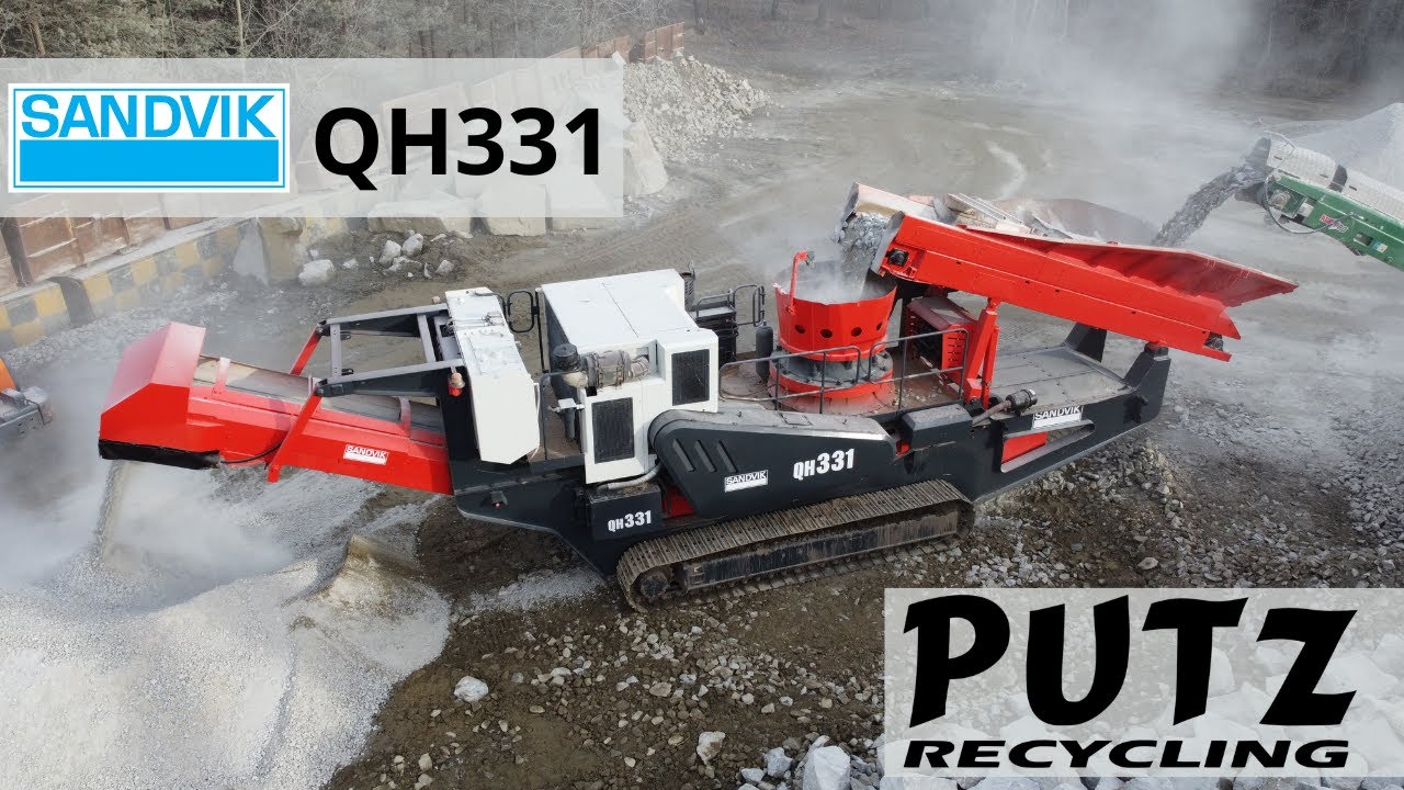 Kruszarka stożkowa Sandvik QH331 model 2013 - 7400mth - oferta sprzedaży - Cone Crusher granite mine