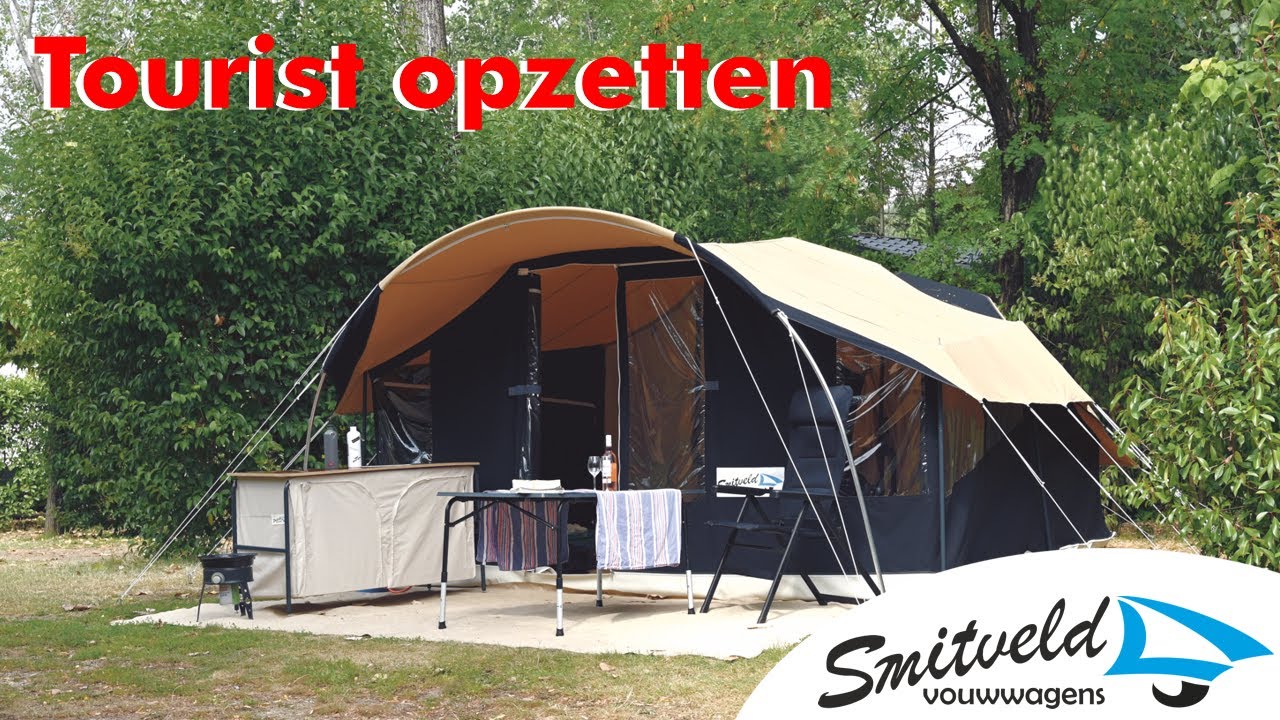 Opzetten Tourist, een vouwwagen makkelijk en snel opzetten!