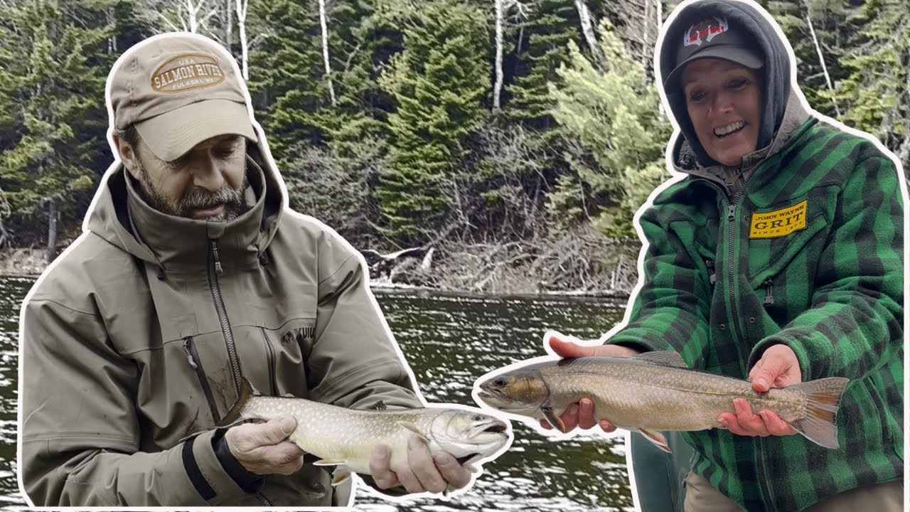 On the Hunt for Big Maine Brook Trout  with Rick & Nancy Labbe in the Mooshead Lake Region