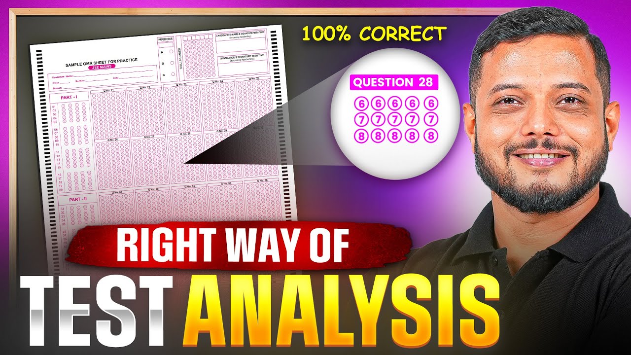Rajwant Sir on TEST ANALYSIS 🔍 | Proper Method | JEE 2026