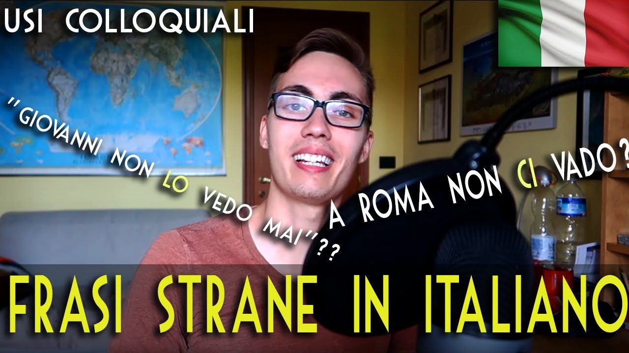 Weird word order in Italian?! - Usi colloquiali [ITA w/ subs in ITA]