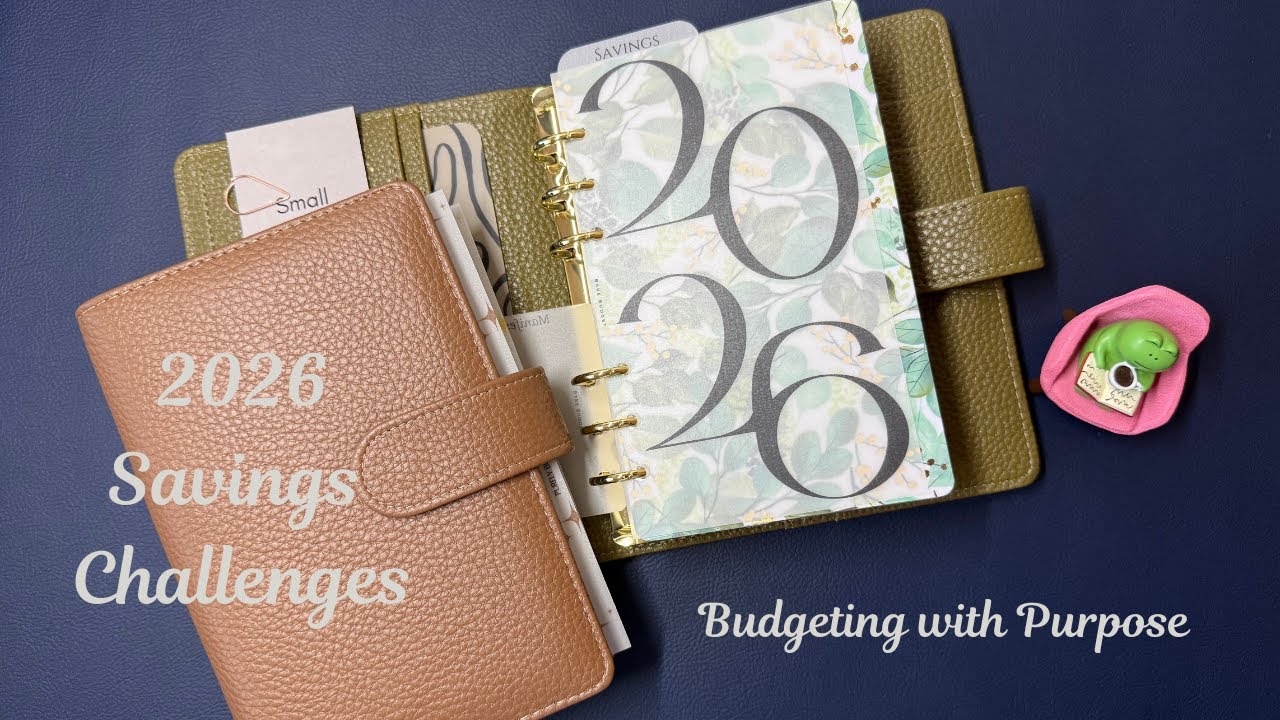 Hi Everybody, today I'm cash stuffing $613 in 2026 Savings Challenges and some Fixed Expenses.