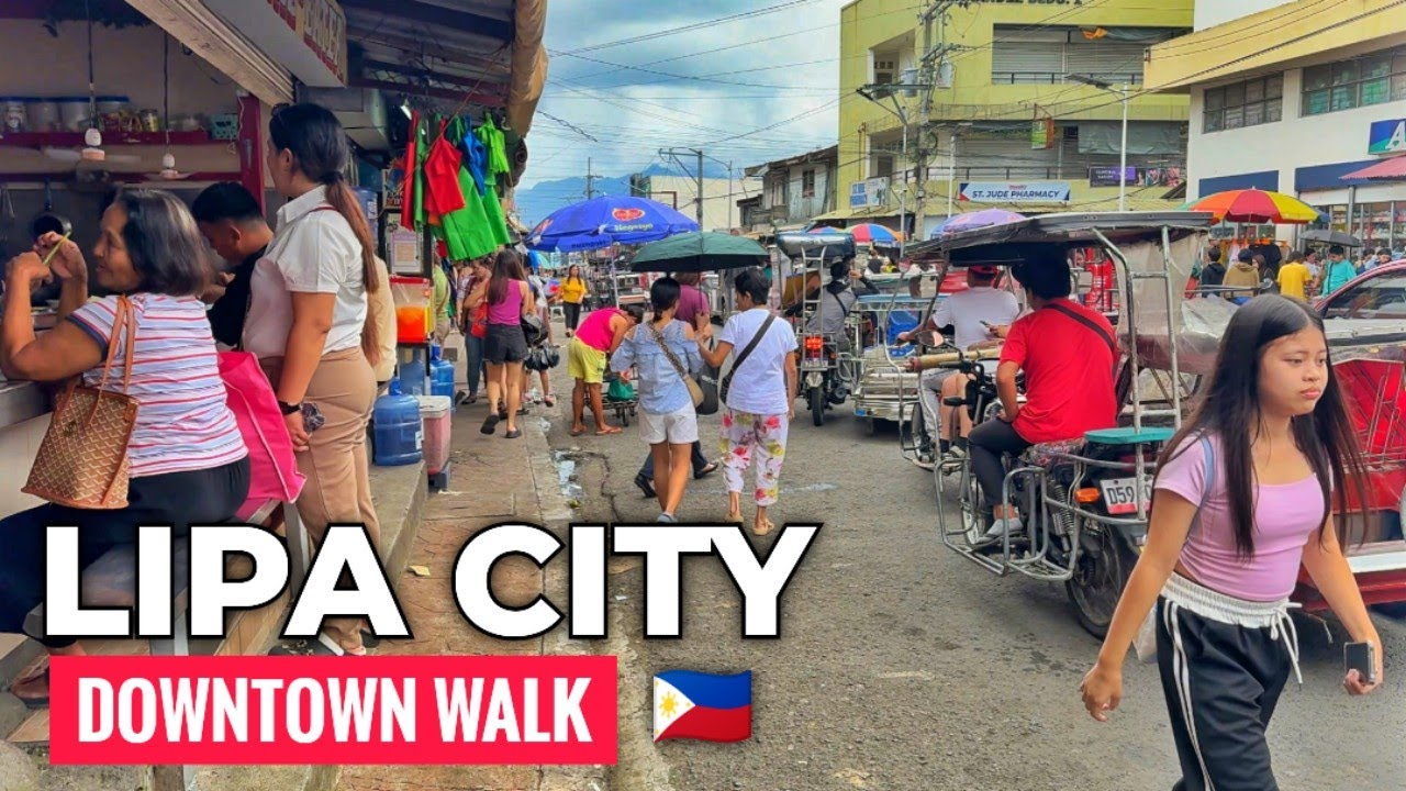 Walking Tour of LIPA CITY Batangas, Philippines 🇵🇭  